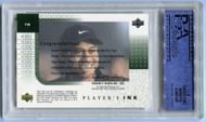 2001 Upper Deck Player's Ink #TW Tiger Woods ROOKIE YEAR RC PSA 10 GEM MT (Image via ebay.com)
